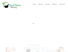 Tablet Screenshot of goodhomespharmacy.com